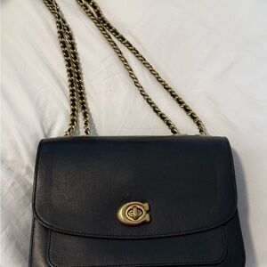 Coach black shoulder or cross body bag